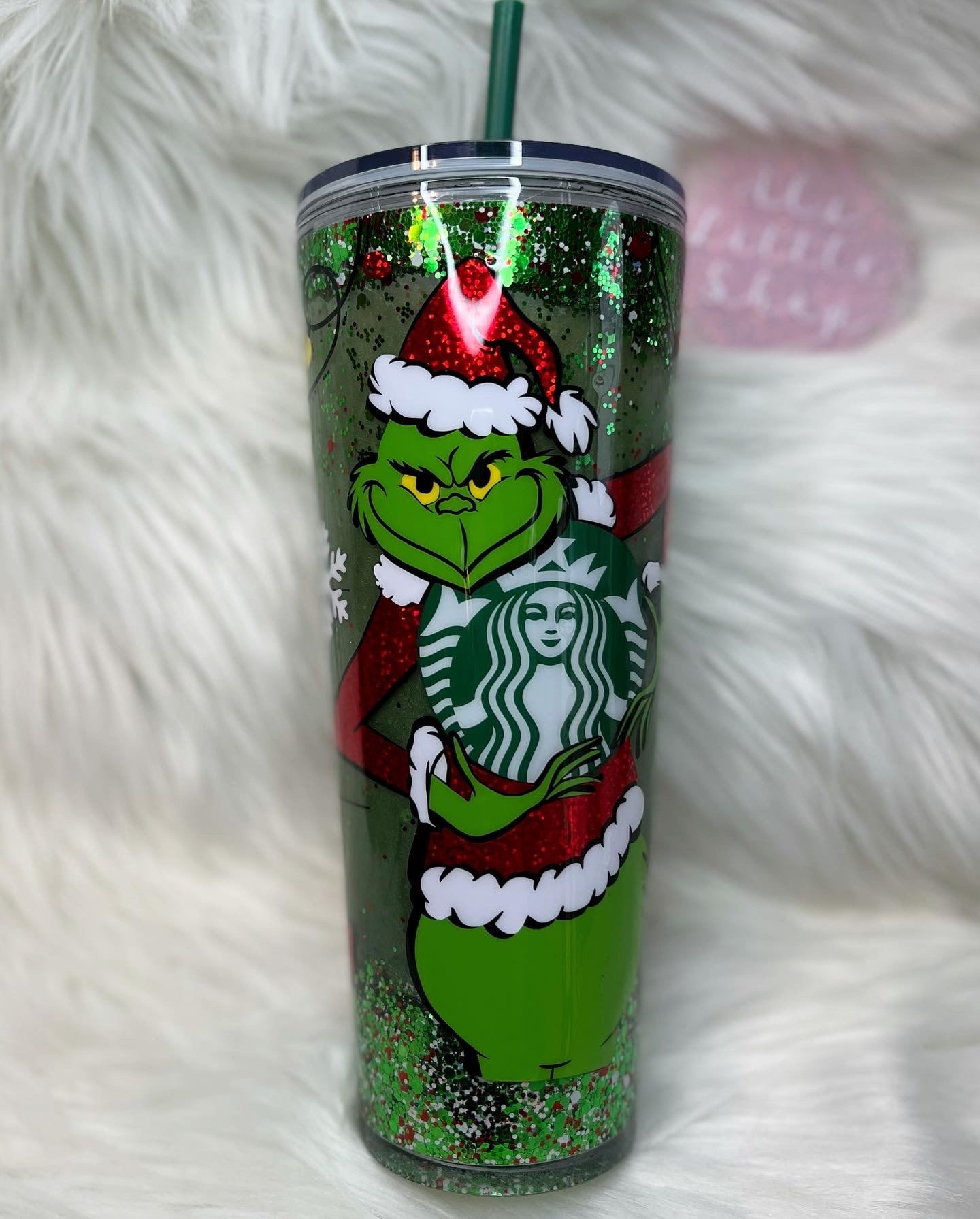 Grinch starbucks cups