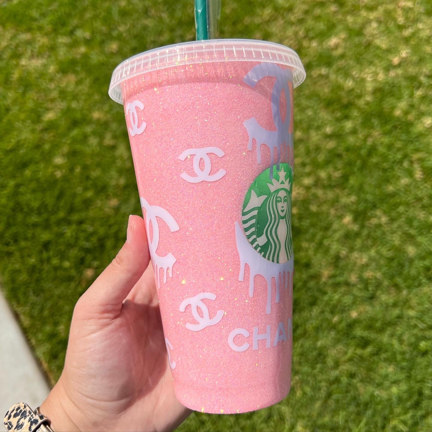 Chanel inspired starbucks cup