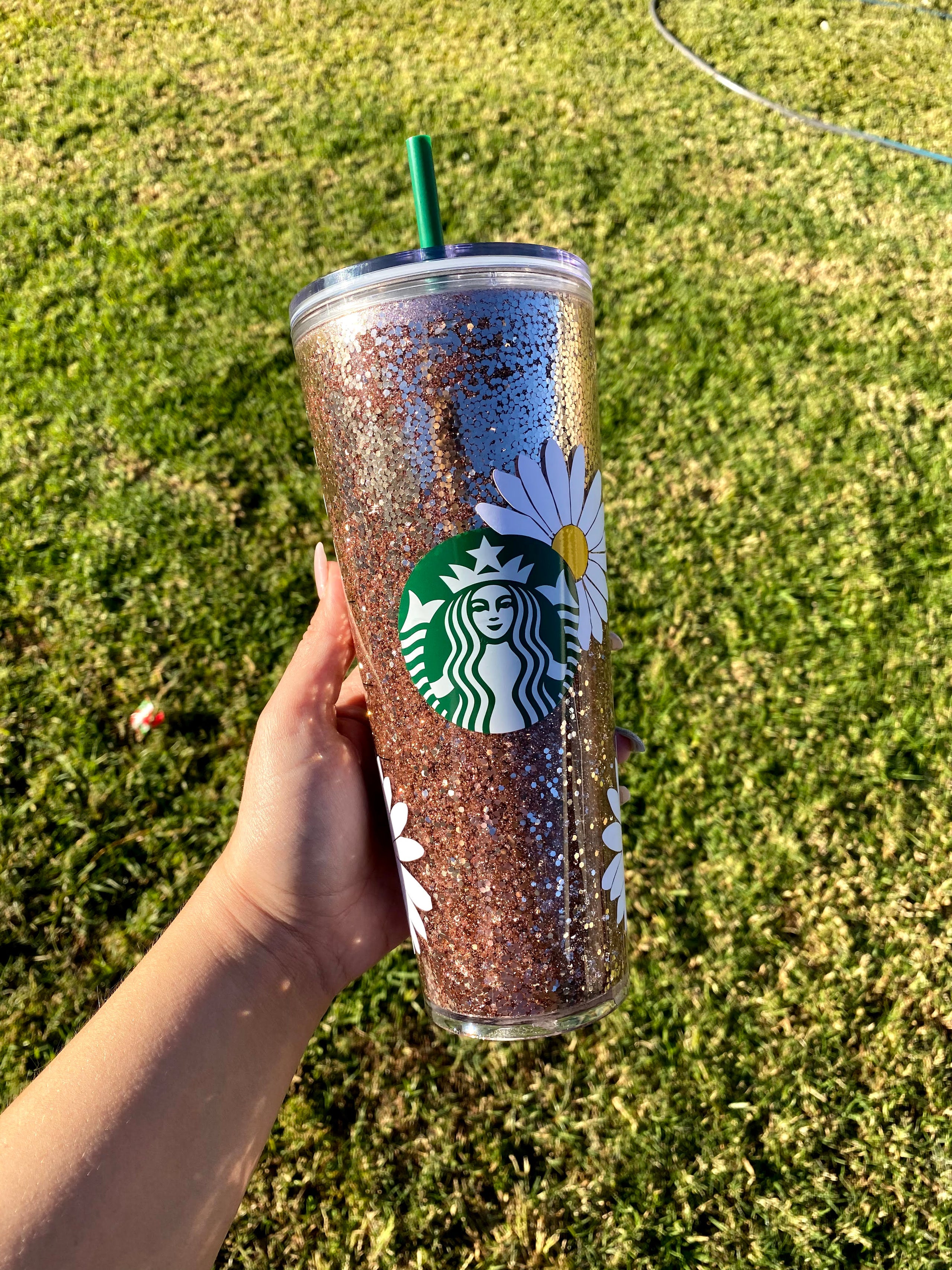 Venti Starbucks Snow Globe Tumbler